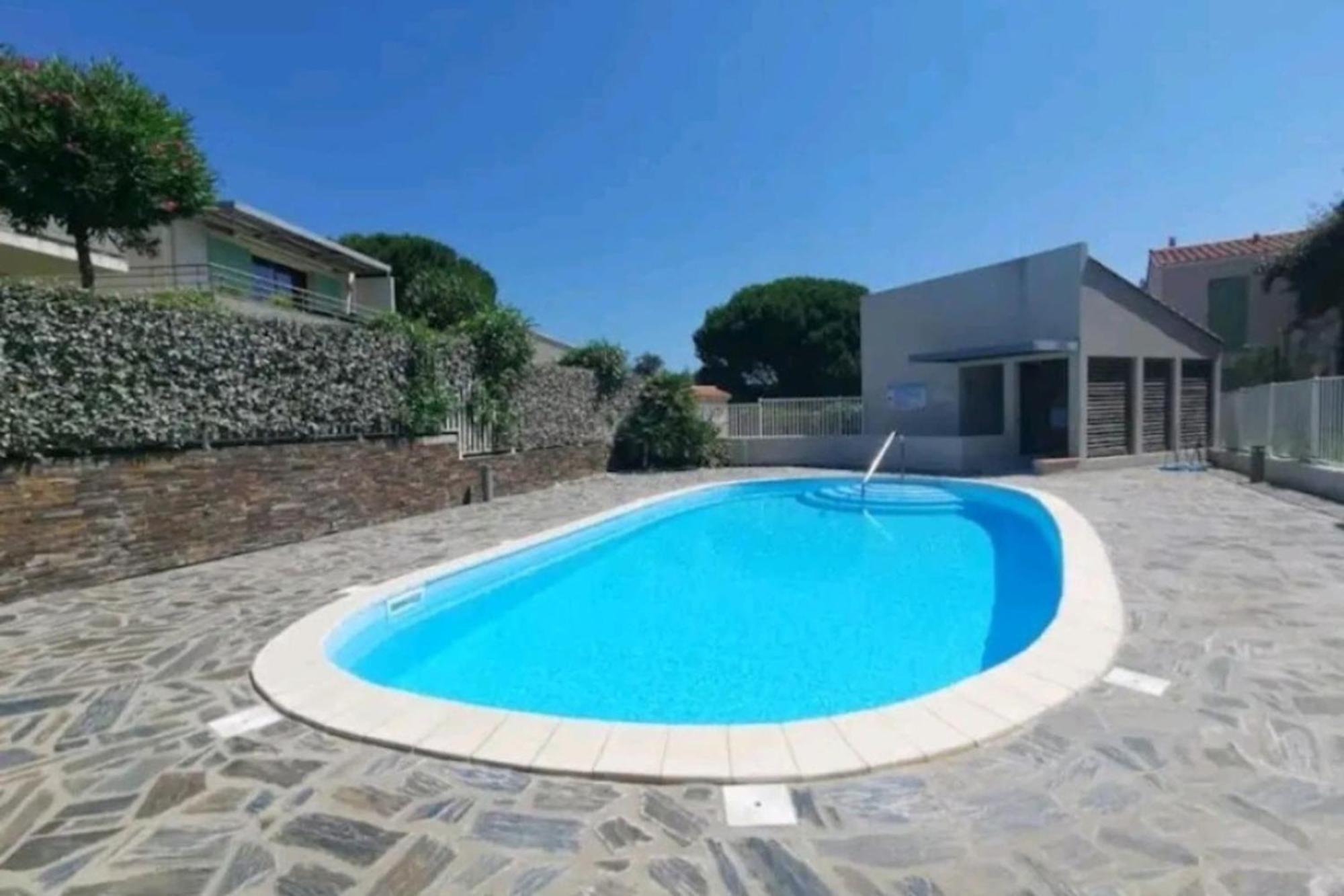 Apartment With Pool Air Conditioning Wifi And Garage Collioure Exterior foto